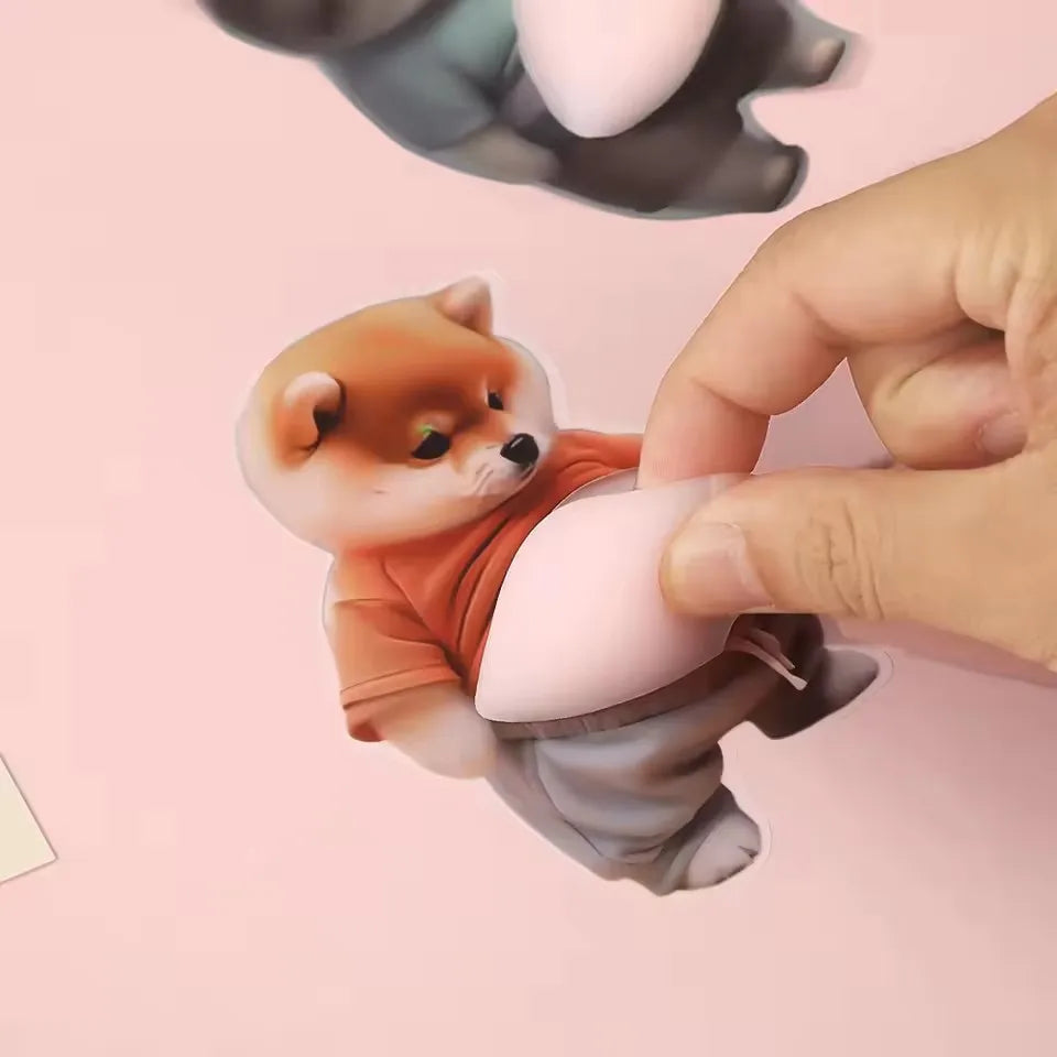 Voltarq SquishPup™ – Soft 3D Puppy Stress & Door Guard (2-Pack)